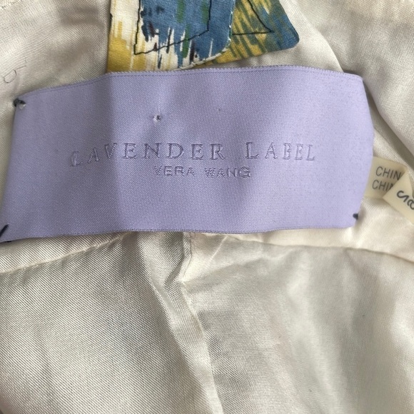 Vera Wang Lavender Label silk blend colorful tank top bow back sz xs - Picture 5 of 10